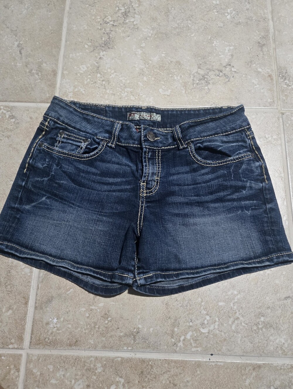 BKE Dark Blue Denim Jean Shorts